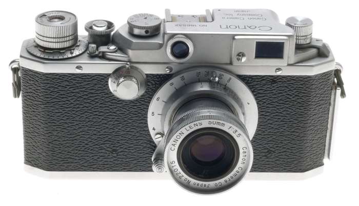 CANON IIF 2F RANGEFINDER TYPE 1:3.5/50mm COMPACT LENS CASED CAP CLEAN f50mm RARE