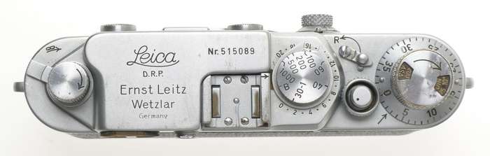 BLACK DIAL LEICA IIIF M39 TLM RANGEFINDER RED SCALE LEITZ ELMAR 1:3.5 f=5cm