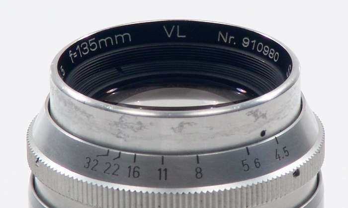 STEINHEIL CULMINAR 4.5 f=135mm VL CAMERA LENS CAP CASE