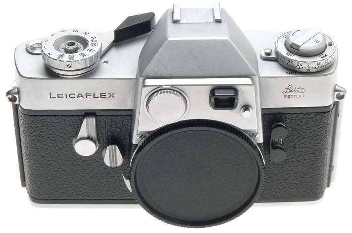 LEICA 1st VERSION LEICAFLEX CHROME 35mm SLR CAMERA BODY CASE INSTRUCTION MANUAL