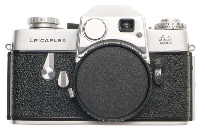 LEICA 1st VERSION LEICAFLEX CHROME 35mm SLR CAMERA BODY CASE INSTRUCTION MANUAL