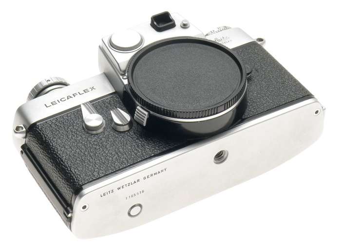 LEICA 1st VERSION LEICAFLEX CHROME 35mm SLR CAMERA BODY CASE INSTRUCTION MANUAL