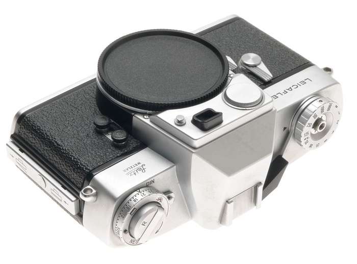 LEICA 1st VERSION LEICAFLEX CHROME 35mm SLR CAMERA BODY CASE INSTRUCTION MANUAL