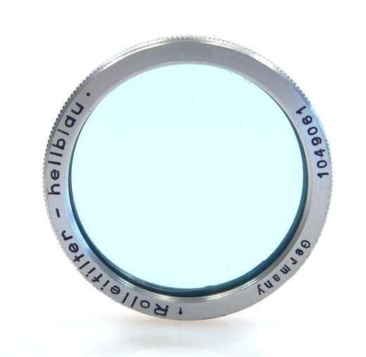 ROLLEIFLEX CAMERA BLUE FILTER HELLBLAU ROLLEIFILTER NR