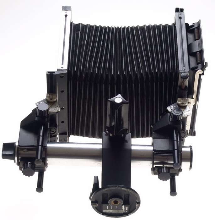 SINAR F LARGE FORMAT 4x5 BELLOWS MONORAIL BLACK FILM CAMERA NO LENS EXCELLENT NR