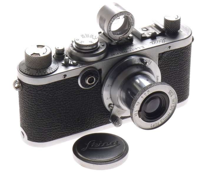 LEICA If RANGEFINDER CAMERA 1f LEITZ ELMAR f=5cm 1:3.5 LENS 50mm FINDER USED NR