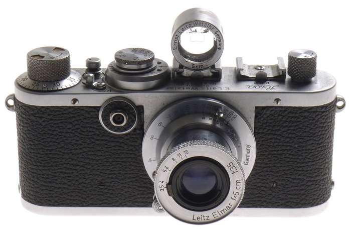 LEICA If RANGEFINDER CAMERA 1f LEITZ ELMAR f=5cm 1:3.5 LENS 50mm FINDER USED NR