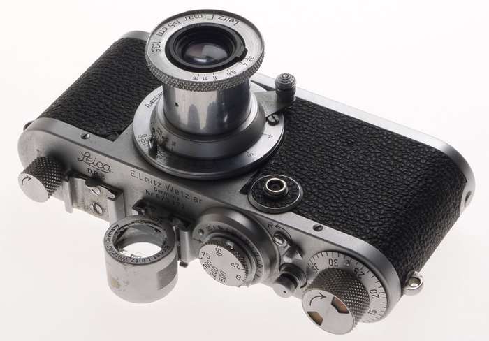 LEICA If RANGEFINDER CAMERA 1f LEITZ ELMAR f=5cm 1:3.5 LENS 50mm FINDER USED NR