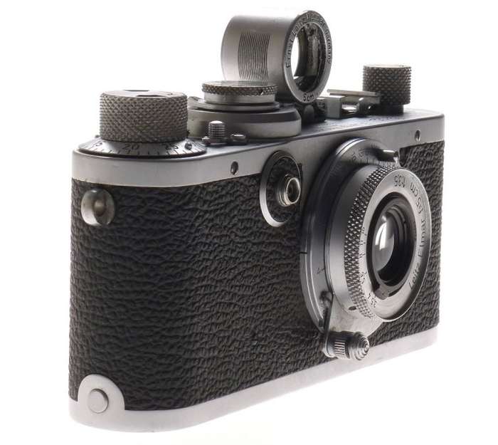 LEICA If RANGEFINDER CAMERA 1f LEITZ ELMAR f=5cm 1:3.5 LENS 50mm FINDER USED NR