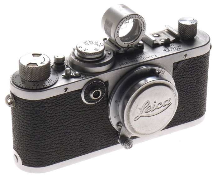 LEICA If RANGEFINDER CAMERA 1f LEITZ ELMAR f=5cm 1:3.5 LENS 50mm FINDER USED NR