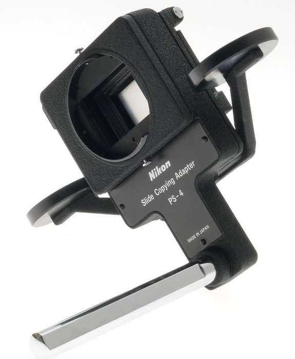 NIKON PS-4 SLIDE COPYING 35mm FILM CAMERA ATTACHMENT ADAPTER MINT FITS PB-4 PB-5