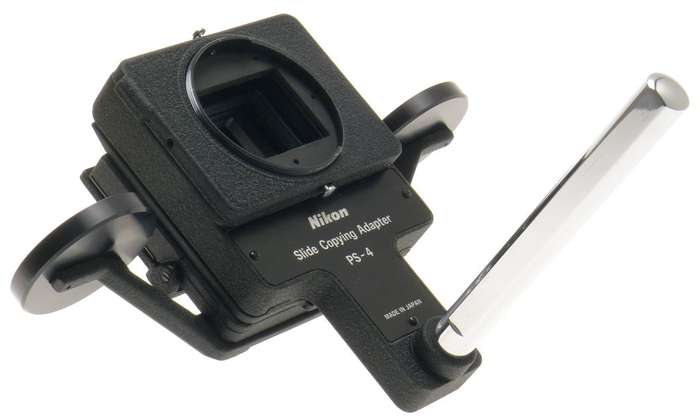 NIKON PS-4 SLIDE COPYING 35mm FILM CAMERA ATTACHMENT ADAPTER MINT FITS PB-4 PB-5