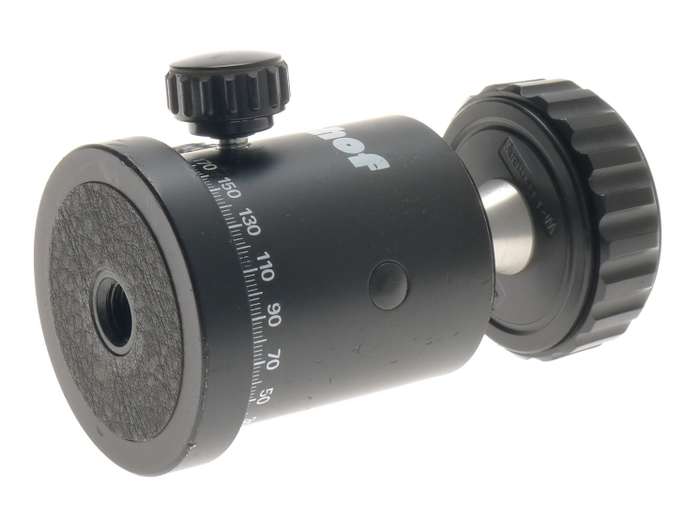 LINHOF UNIVERSAL PROFI CAMERA BLACK ORIGINAL SWIVEL ROTATING BALL HEAD CLAMPABLE