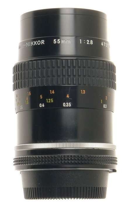 AI-S NIKON f=55mm MICRO-NIKKOR 55mm f/2.8 CAPS FILTER SERVICED CLA LENS 2.8/55mm