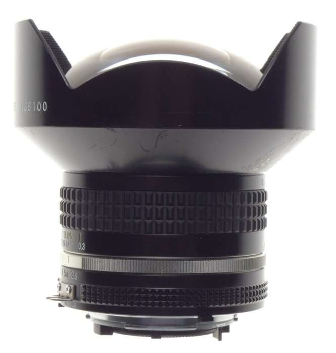 USED NIKKOR 15mm 1:3.5 ULTRA WIDE ANGLE NIKON LENS F=15mm 3.5/15 CAPS FILTER