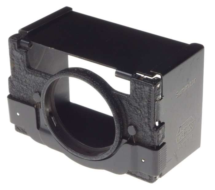 SUMMITAR Leitz Wetzlar Black folding collapsible camera lens hood shade 2/50mm