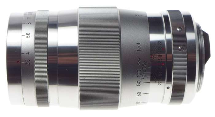 CANON LTM 39 Chrome 3.5135mm rangefinder lens f=135mm Leica M adapter bundle