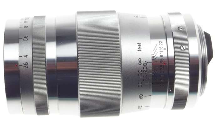 CANON LTM 39 Chrome 3.5135mm rangefinder lens f=135mm Leica M adapter bundle