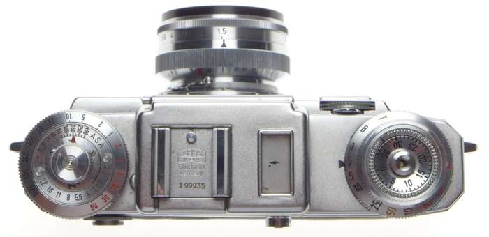 CONTAX IIIa Zeiss Opton Sonnar 1:1.5 f=50mm 35mm chrome 35mm camera 1.5/50 cased