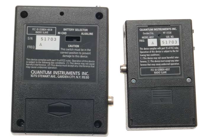 RADIO SLAVE II REMOTE CONTROL FOR CAMERA AND FLASH UNITS QUANTUM INSTRUMENTS BOX