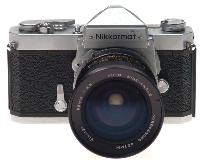 NIKKORMAT SLR AUTO WIDE ANGLE 2.5/28 VIVITAR LENS CASE