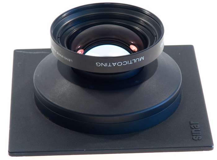 SCHNEIDER SYMMAR-S 5.6/210mm SINAR CAMERA LENS BOARD CLEAN f=210mm MULTICOATING