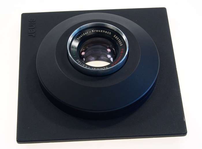 SCHNEIDER SYMMAR 5.6/150mm TECHNIKA LINHOF DUAL 12/265mm SINAR LENS BOARD CLEAN