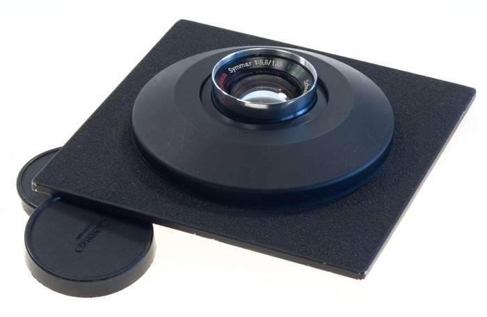 SCHNEIDER SYMMAR 5.6/135mm TECHNIKA LINHOF DUAL 12/235mm SINAR LENS BOARD CLEAN