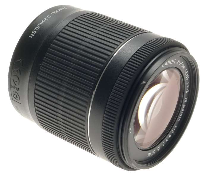 CANON DIGITAL CAMERA LENS ZOOM EF-S 18-55mm 1:3.5-5.6 IS STM NEW MACRO NO BOX