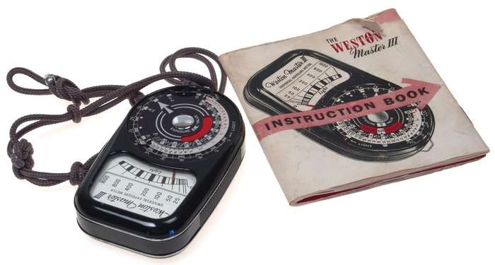 WESTON MASTER III UNIVERSAL EXPOSURE LIGHT METER MANUAL
