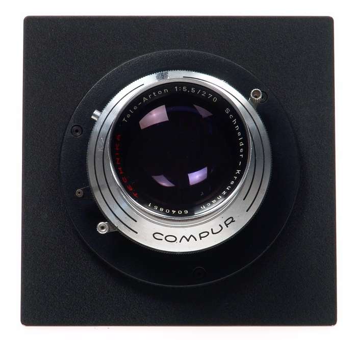 LINHOF TELE-ARTON 1:5.5/270 TECHNIKA COMPUR LENS BOARD