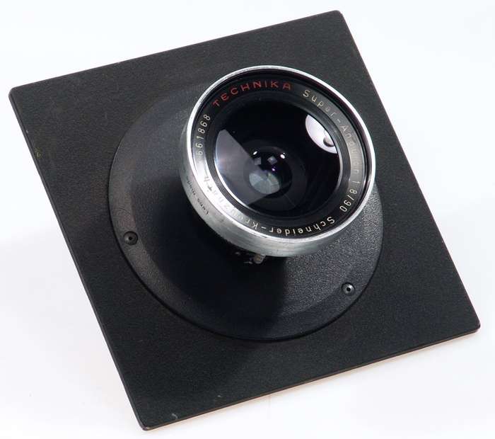 SCHNEIDER SUPER-ANGULON 1:8/90 LENS f=90mm SINAR CAMERA