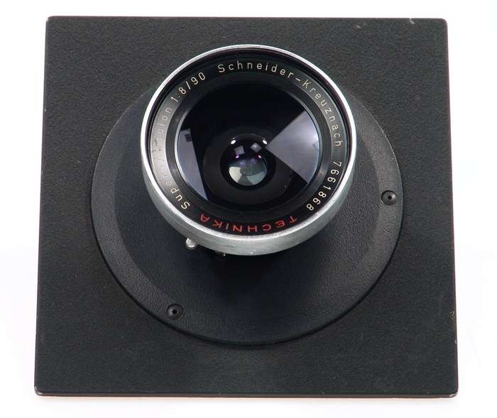 SCHNEIDER SUPER-ANGULON 1:8/90 LENS f=90mm SINAR CAMERA