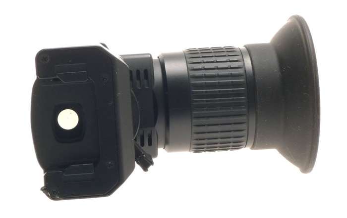 NIKON DR-6 BLACK FOCUSSING EYEPIECE 1x, 2x MAG RIGHT ANGLE VIEW FINDER CASE MINT
