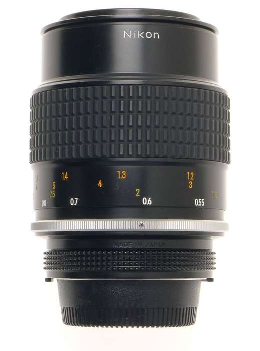 MICRO-NIKKOR 105mm 1:4 FILTER CAPS HOOD 4/105mm MINT SLR 35mm BLACK CAMERA LENS