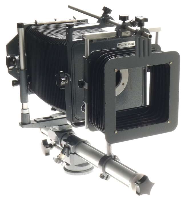 PLAUBEL 4x5 MEDIUM FORMAT FIELD CAMERA MONORAIL COMPENDIUM VIEWFINDER SHIFT TILT