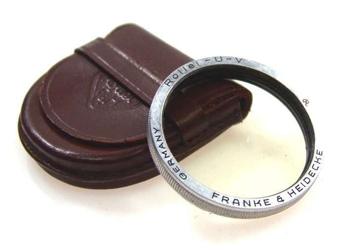 UV-ROLLEI R FILTER ROLLEIFLEX TLR ROLLEI CASED UV NR