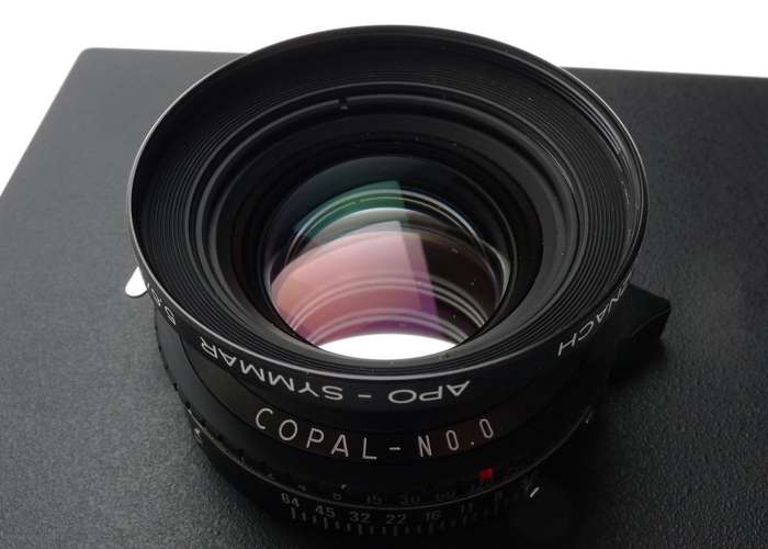 SCHNEIDER APO-SYMMAR 5.6 f=150mm LENS COPAL No.0 SHUTTER INKA BOARD 5.6/150 MINT