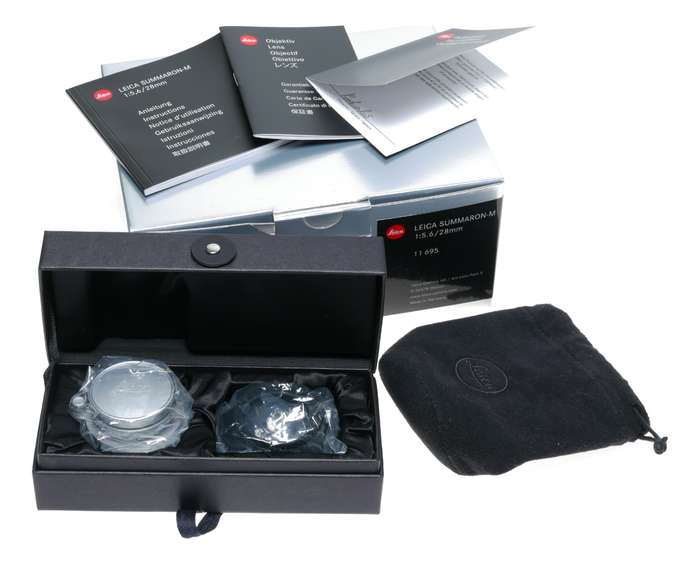Leica Summaron-M 28 f/5.6 silver chrome finish 11695 LNIB 5.6/28