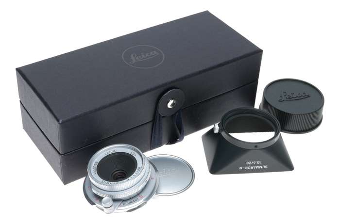 Leica Summaron-M 28 f/5.6 silver chrome finish 11695 LNIB 5.6/28