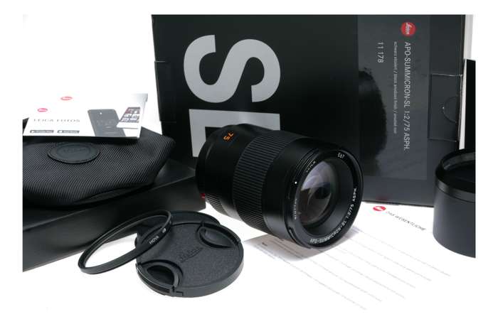Leica APO-Summicron-SL 75mm f/2 ASPH. Lens for SL, TL, L-Mount 11178 MINT