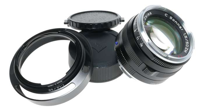 C Sonnar T 1.5/50 mm ZM Zeiss lens with Leica M mount f1.5 fast