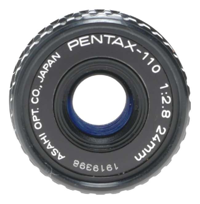Pentax-110 1:2.8 f=24mm wide angle lens subminiature 2.8/24mm