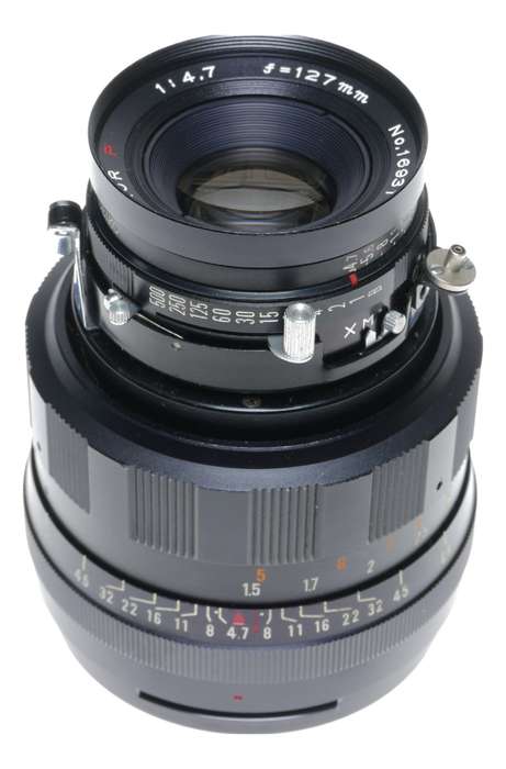 Mamiya-Sekor P 1:4.7 f=127mm Universal Press Prime f/4.7 black 127mm lens