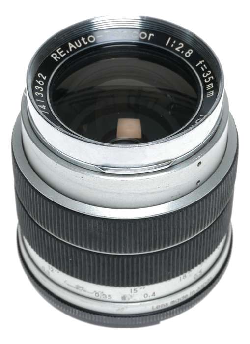 Topcon RE auto-Topcor 1:2.8 f=35mm Kogaku SLR vintage f=35mm wide lens