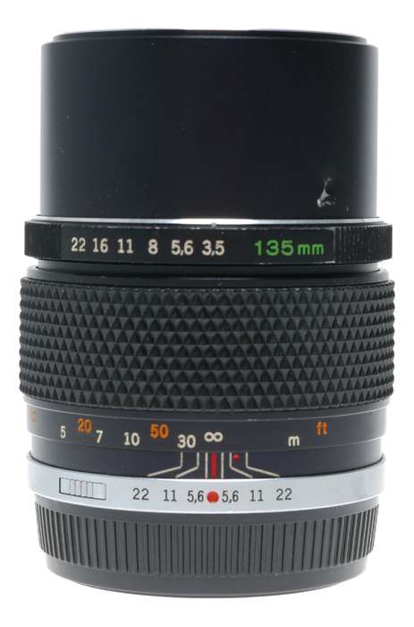 Olympus OM-Zuiko Auto-T 1:3.5 f=135mm lens 3.5/135 f/3.5 SLR vintage