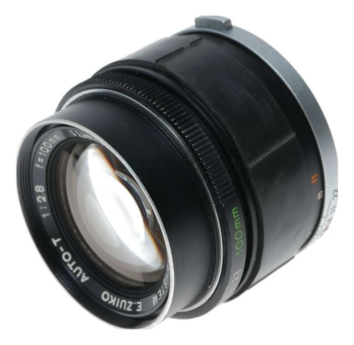 Olympus OM-Zuiko Auto-T 1:2.8 f=100mm lens 2.8/100 f/2.8 SLR vintage