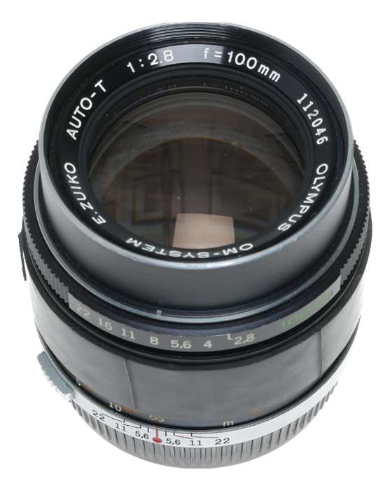 Olympus OM-Zuiko Auto-T 1:2.8 f=100mm lens 2.8/100 f/2.8 SLR vintage