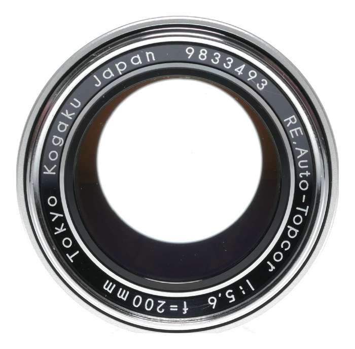 Topcon RE Auto Topcor 1:5.6 f=200mm 5.6/200 SLR antique optics tele lens