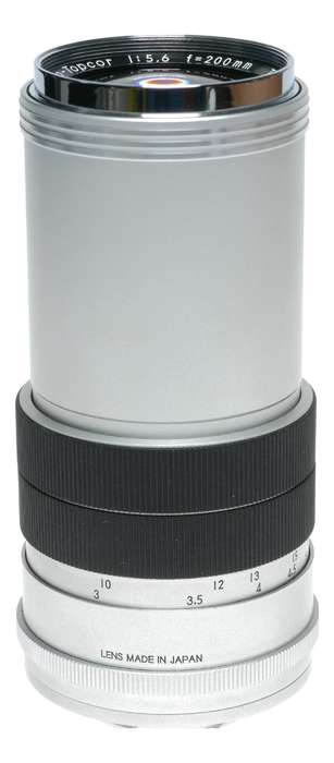 Topcon RE Auto Topcor 1:5.6 f=200mm 5.6/200 SLR antique optics tele lens